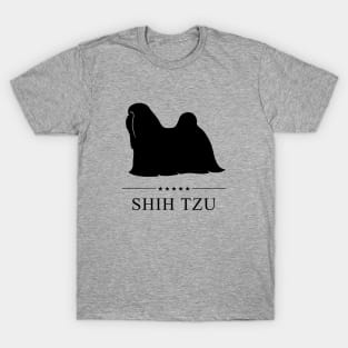 Shih Tzu Black Silhouette T-Shirt